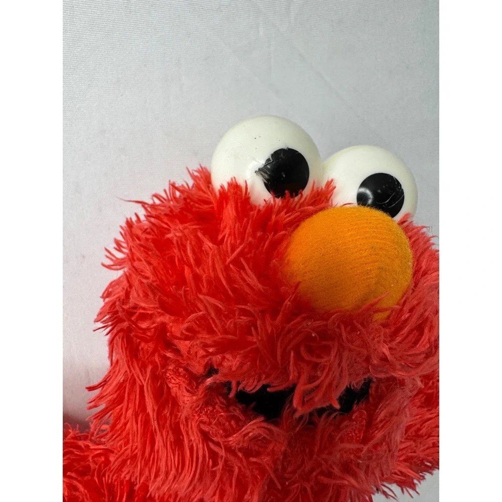 Gund Sesame Street Happy Birthday Elmo Plush Red Shaggy Toy 2012 319969 10 inch